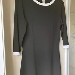 Black Dress with White details